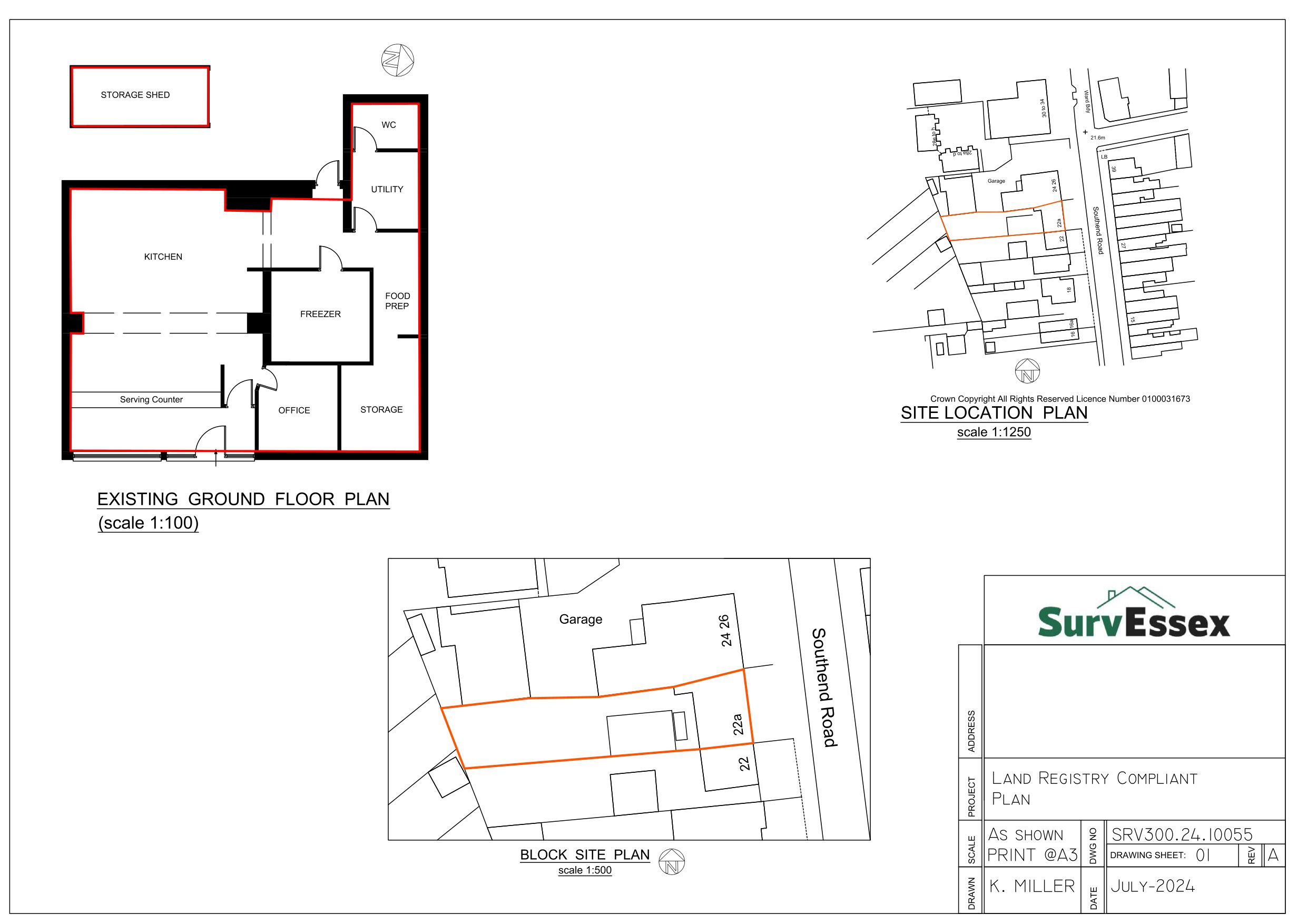 Land Registry Compliant Lease Plans Romford 01375 267 277